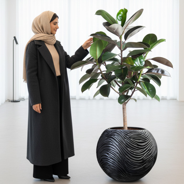 گلدان-دکوراتیو-فیکوس-سبز-شماره-137-(ارسال-سریع-امروز) گلدان دکوراتیو فیکوس سبز شماره 137 (ارسال سریع امروز) - Image 1