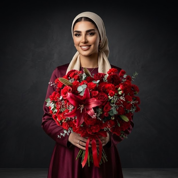 دسته گل لوکس 156