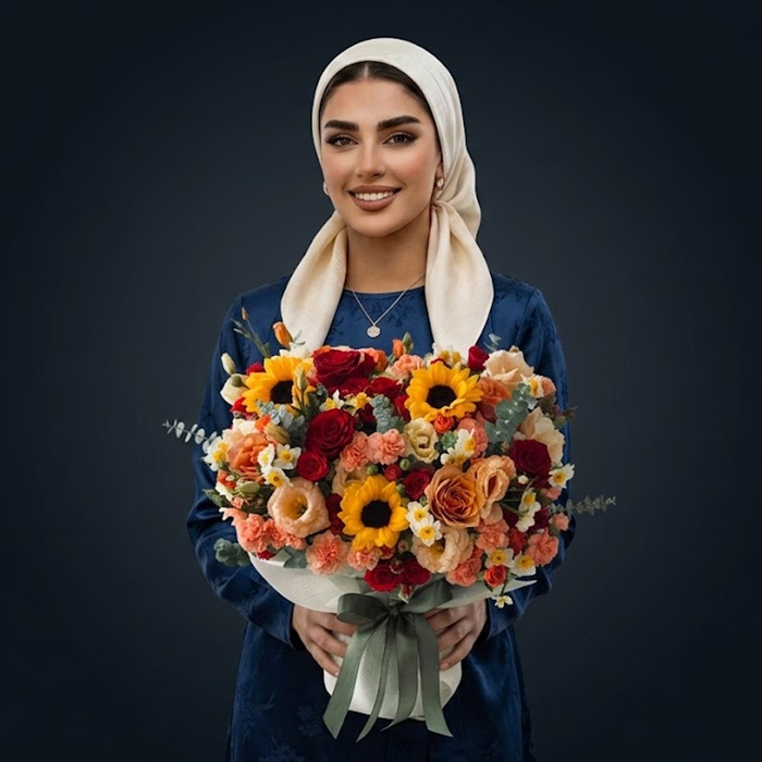 دسته گل لوکس 158