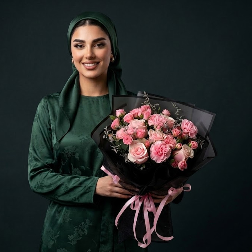86 دسته گل لوکس 128 - Image 1
